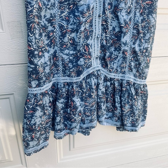 Lucky Brand Blue Floral Mini Dress - Picture 4 of 7